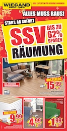 wohnen & sparen Wiegand Prospekt für Eisenach: "SSV RÄUMUNG BIS ZU 62% SPAREN", 6 Seiten, 11.07.2026 - 09.08.2026