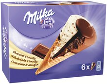 Carrefour Market Arcueil - Cônes glacés chocolat & vanille Promo Cônes glacés chocolat & vanille dans le catalogue Carrefour Market "La rentrée encore moins chère" à Arcueil