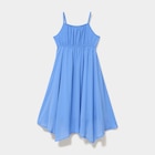 Robe longue fluide à bretelles bleu electrique fille dans le catalogue La Halle