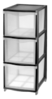 Tour de rangement 3 tiroirs - COVERLINE en promo chez Maxi Bazar Tour de rangement 3 tiroirs - COVERLINE dans le catalogue Maxi Bazar