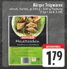 Teigwaren im Angebot bei E center in Solingen Teigwaren Angebote von Bürger bei E center Solingen für 1,79 €
