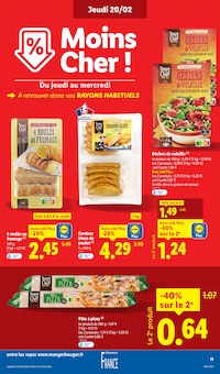 Promo Gésiers de volaille dans le catalogue Lidl du moment à la page 11