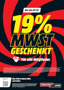 MediaMarkt Saturn Prospekt 19% MWST GESCHENKT mit 28 Seiten