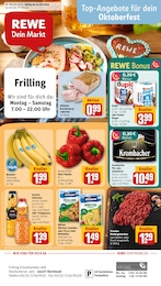 REWE Prospekt für Dortmund mit 30 Seiten REWE Prospekt "Dein Markt" für Dortmund, 30 Seiten, 15.09.2025 - 20.09.2025