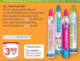 Aktuelle Haushaltskleingeräte Angebote bei GLOBUS in Leipzig Aktuelles CO₂-Tauschzylinder Rosa, Quick Connect oder Grün Angebot bei GLOBUS in Leipzig ab 3,99 €