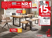 Tisch im XXXLutz Möbelhäuser Prospekt in Essen Aktueller XXXLutz Möbelhäuser Prospekt mit Tisch, "NR.1 BEIM PREIS", Seite 1