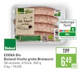 EDEKA Bio Bioland frische grobe Bratwurst Angebote von Bioland bei Marktkauf Maintal für 6,49 €