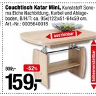 Opti-Wohnwelt Carmzow-Wallmow - Couchtisch Katar Mini Couchtisch Katar Mini Angebot bei Opti-Wohnwelt Carmzow-Wallmow im Prospekt NEUERÖFFNUNG