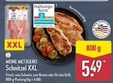 Schnitzel XXL Angebote von MEINE METZGEREI bei ALDI Nord Plauen für 5,49 €