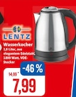 Wasserkocher Angebote von Lentz bei Kaufhaus Stolz Stralsund für 7,99 €