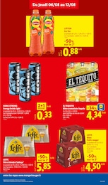 Prix et réduction El Tequito dans le prospectus Lidl en cours Offre El Tequito dans le catalogue Lidl du moment à la page 15