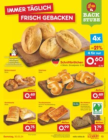 Brot im Netto Marken-Discount Prospekt "Aktuelle Angebote" mit 56 Seiten (Essen)
