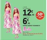 Poupée Barbie Fashionista - BARBIE - E.Leclerc à Six-Fours-les-Plages Poupée Barbie Fashionista - BARBIE en promo chez E.Leclerc Six-Fours-les-Plages à 6,45 €