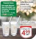 Latte Macchiato Gläser-Set im Angebot bei GLOBUS in Braunschweig Latte Macchiato Gläser-Set Angebote von Ritzenhoff & Breker bei GLOBUS Braunschweig für 4,99 €