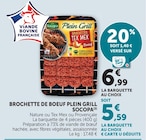 Brochette de Boeuf Plein Grill - SOCOPA dans le catalogue U Express