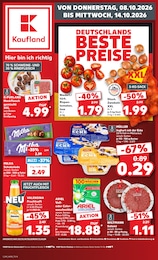 Kaufland Prospekt für Berlin mit 70 Seiten Kaufland Prospekt für Berlin: "Hier bin ich richtig", 70 Seiten, 08.10.2026 - 14.10.2026
