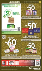 Chocolat Angebote im Prospekt "-50% DE REMISE IMMÉDIATE SUR LE 2ÈME* SUR LES CHOCOLATS CHAMPS-ÉLYSÉES LINDT" von Intermarché Express auf Seite 5