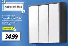 Lidl Ziezow - Spiegelschrank „Oslo“ Spiegelschrank „Oslo“ Angebot bei Lidl Ziezow im Prospekt GRIECHISCHE VIELFALT