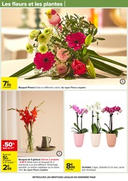 Prix et réduction Bouquet De Fleurs dans le prospectus Carrefour en cours Offre Bouquet De Fleurs dans le catalogue Carrefour du moment à la page 75