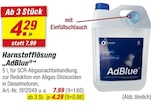 Harnstofflösung AdBlue für 4,29 € bei toom Baumarkt im Angebot Harnstofflösung AdBlue im aktuellen toom Baumarkt Prospekt