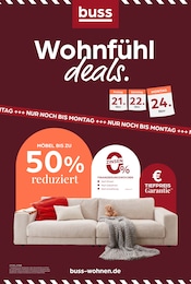 buss Prospekt: "Wohngefühl Deals.", 6 Seiten, 21.11.2025 - 24.11.2025