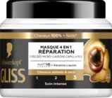 MASQUE 4EN1 RÉPARATION POUR CHEVEUX SECS ET ABÎMÉS GLISS SCHWARZKOPF - GLISS à 3,87 € dans le catalogue Auchan Hypermarché