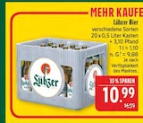Bier im Angebot bei Marktkauf in Lichtenfels Bier Angebote von Lübzer bei Marktkauf Lichtenfels für 10,99 €
