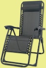 Fauteuil relax acier anthracite dans le catalogue Netto