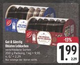 Oblaten Lebkuchen Angebote von Gut & Günstig bei E center Coburg für 1,99 €