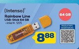 Rainbow Line USB-Stick im Angebot bei EURONICS in Lüdenscheid Rainbow Line USB-Stick Angebote von Intenso bei EURONICS Lüdenscheid für 8,88 €