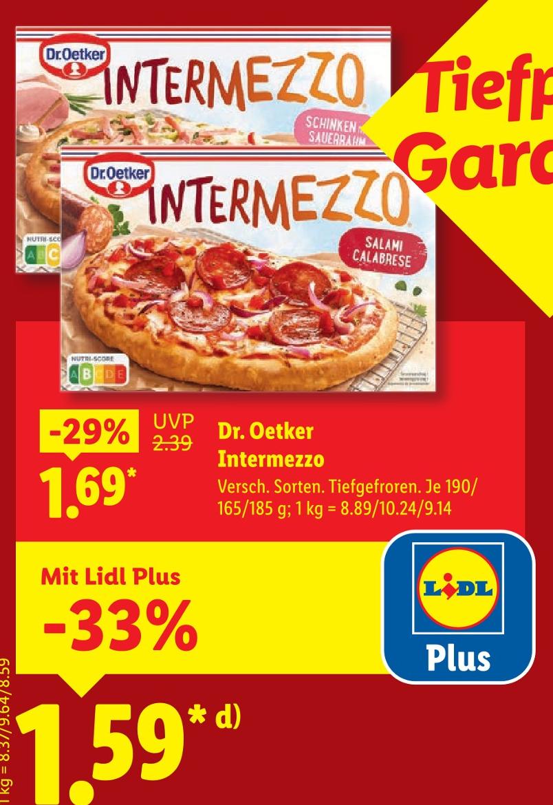 Intermezzo Schinken Sauerrahm