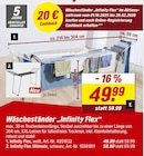 Aktuelle Wäscheständer Angebote bei toom Baumarkt in Wuppertal Aktuelles Wäscheständer Infinity Flex weiß Angebot bei toom Baumarkt in Wuppertal ab 49,99 €
