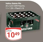 Steinie Pils im Angebot bei GLOBUS in Willich Steinie Pils Angebote von Veltins bei GLOBUS Willich für 10,49 €