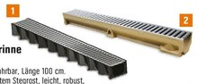 OBI Grevenbroich - Entwässerungsrinne „Hexaline“ oder „Standardline“ Entwässerungsrinne „Hexaline“ oder „Standardline“ Angebot bei OBI Grevenbroich im Prospekt "ERST MAL FRISCH MACHEN."