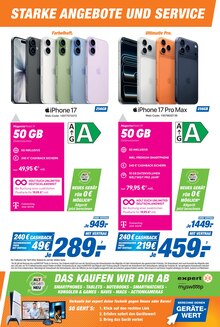 Smartphone im aktuellen expert Prospekt (Neuss) Smartphone im expert Prospekt "iPHONE DEALS" mit 7 Seiten (Neuss)