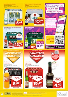 Bier im Netto Marken-Discount Prospekt "DER ORT, AN DEM DU IMMER AUSGEZEICHNETE PREISE FINDEST." mit 2 Seiten (Dresden)