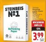 Recyclingpapier Classic White von Steinbeis im aktuellen E center Prospekt