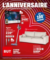 Catalogue Meubles & Décorations But en cours à Bordeaux et alentours, "L'ANNIVERSAIRE", 40 pages, 23/09/2025 - 27/09/2025