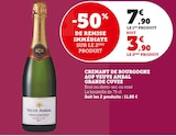 Crémant de Bourgogne AOP Grande Cuvée - Veuve Ambal en promo chez Hyper U Pontarlier à 3,90 €