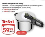 Schnellkochtopf Secure Trendy 4 l Angebote von Tefal bei GLOBUS Neunkirchen für 59,99 €