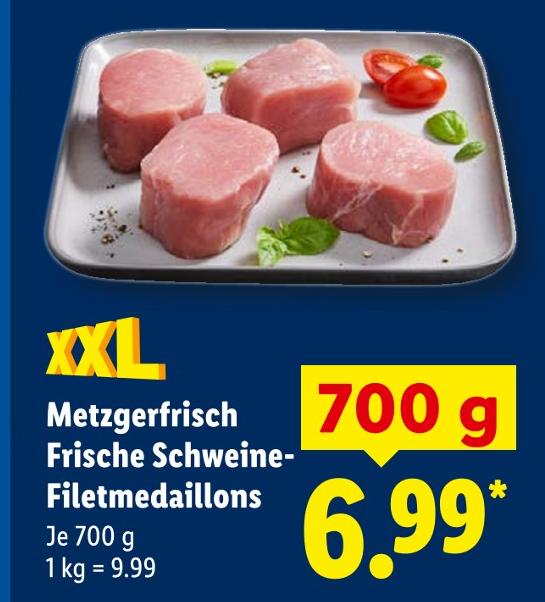 Metzgerfrisch Frische Schweine-Filetmedaillons
