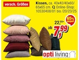 Kissen Angebote von opti living bei Opti-Megastore Bremerhaven für 7,99 €