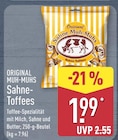 Sahne-Toffees im ALDI Nord Prospekt Sahne-Toffees von Original Muh-Muhs im aktuellen ALDI Nord Prospekt für 1,99 €