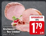 Kirschwasser-Schinken von Schwarzwaldhof im aktuellen EDEKA Prospekt für 1,79 €