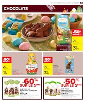 Kinder Angebote im Prospekt "PÂQUES POUR TOUS LES GOÛTS" von Carrefour auf Seite 29