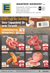 Aktueller EDEKA Prospekt mit Schweinefilet, "Aktuelle Angebote", Seite 1