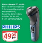 Herren-Rasierer S3144/00 Angebote von Philips bei GLOBUS Gera für 49,99 €