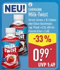 Milk-Twist Erdbeer-Geschmack im Angebot bei ALDI Nord in Schwerin Milk-Twist Erdbeer-Geschmack Angebote von Ehrmann bei ALDI Nord Schwerin für 0,99 €