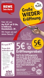 REWE Prospekt für Delitzsch mit 32 Seiten REWE Prospekt "Dein Markt" für Delitzsch, 32 Seiten, 13.07.2026 - 18.07.2026