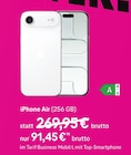 Aktuelle iPhone Angebote bei Telekom Shop in Wuppertal Aktuelles iPhone Air (256 GB) Angebot bei Telekom Shop in Wuppertal ab 91,45 €